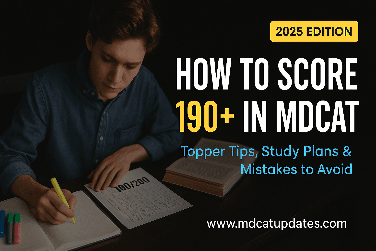 How to Score 190 in MDCAT