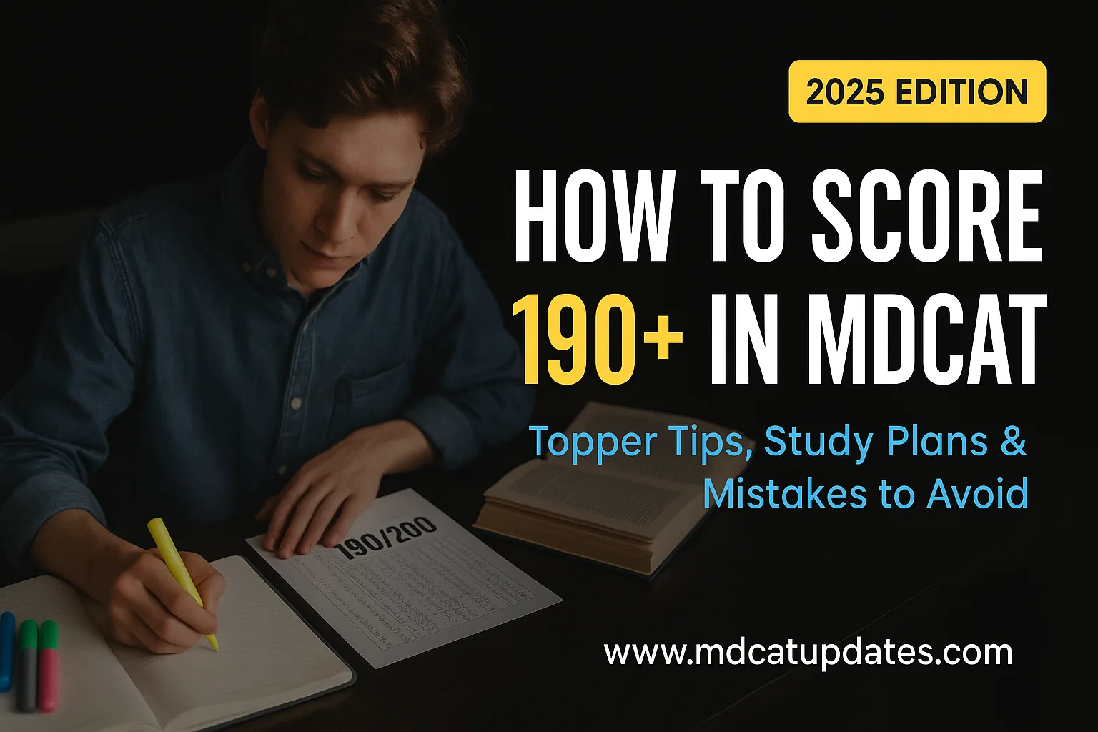 How to Score 190 in MDCAT